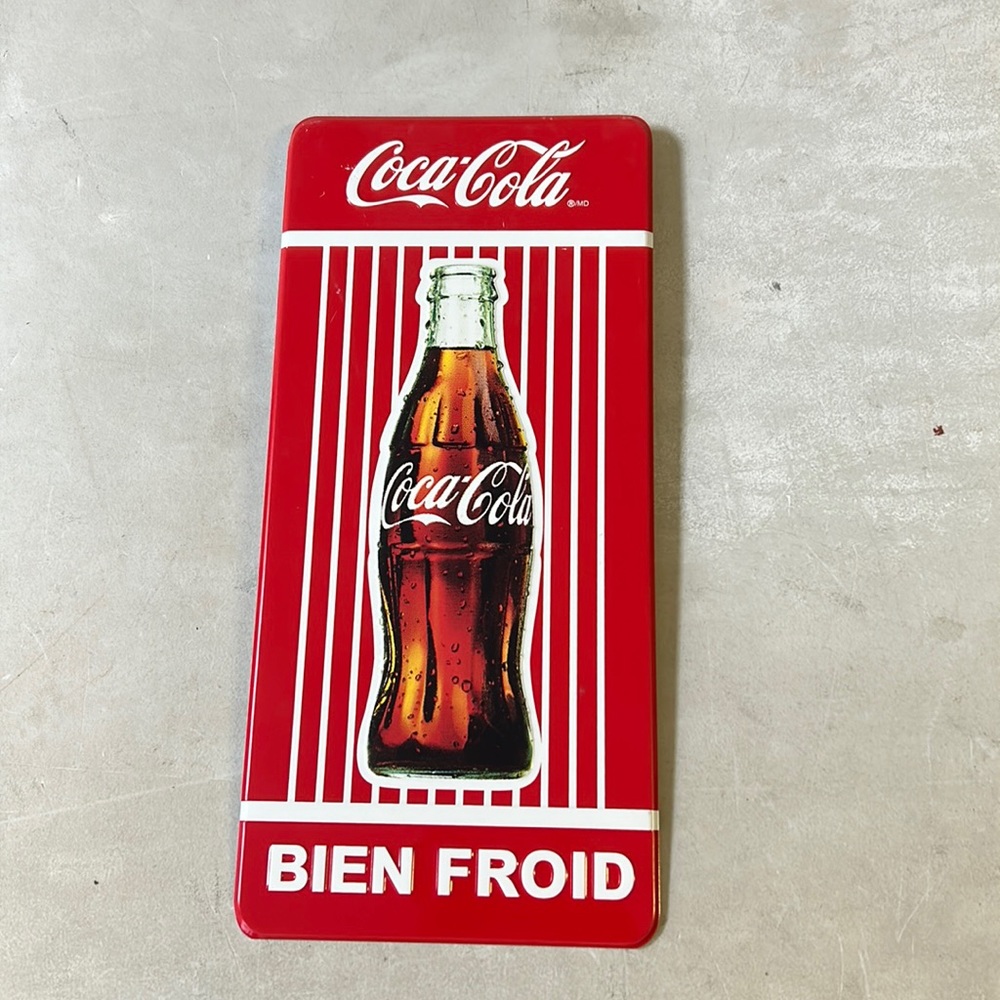 Coca cola sign perfect condition